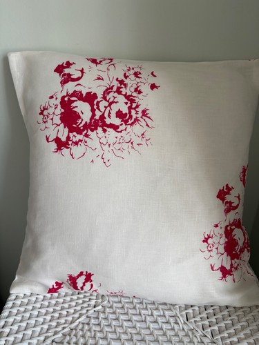 Cabbages and roses cushion - cabbages,