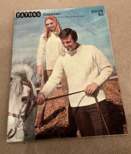 PATONS ARAN STYLE  SWEATER