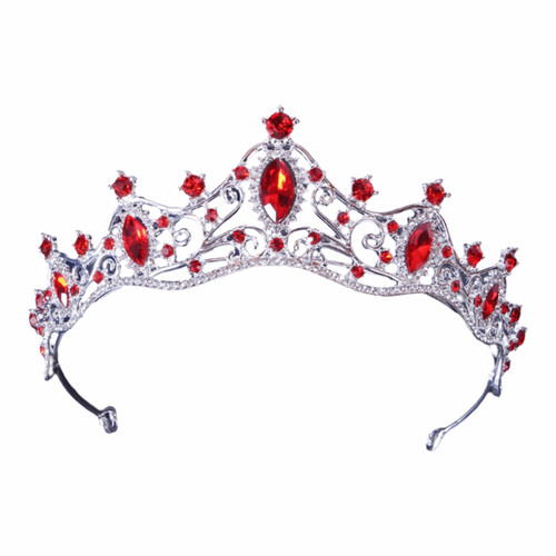 Rhinestone crystal tiara - rhinestone,