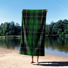 Scottish tartan towel - scottish,
