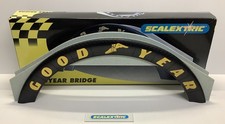 SCALEXTRIC HORNBY C641 'GOODYEAR' FOOT BRIDGE (BOXED) CLEAN & TRACK READY
