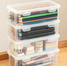 Large Plastic Stationery Box
