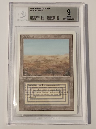 Mtg 3rd revised scrubland - mtg,
