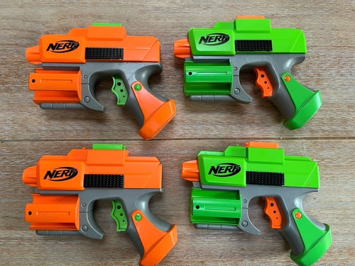 Four small nerf guns - four,