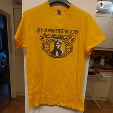 ISLE OF WIGHT FESTIVAL 2024 Bar Staff LOGO Orange Small T SHIRT  OFFICIAL 