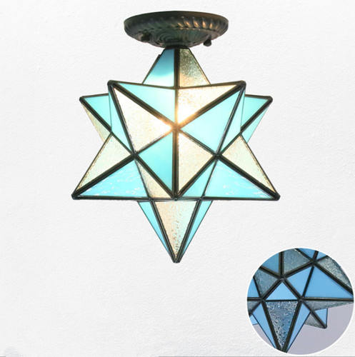 Antique moravian star pendant - antique,
