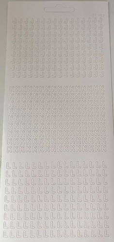 Peel off stickers 3 - peel, letters