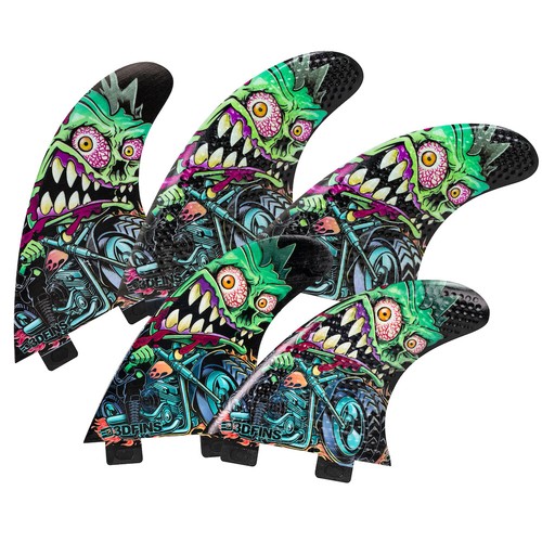 3dfins rider tri quad 5 - rider, fin