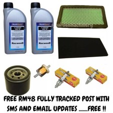 Countax Ride on C300H Service kit with Honda GCV520 GXV520 Oil, Plugs + Filters