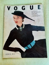 Vogue Magazine November 1951  Paris couture Balenciaga Lee Miller Cecil Beaton
