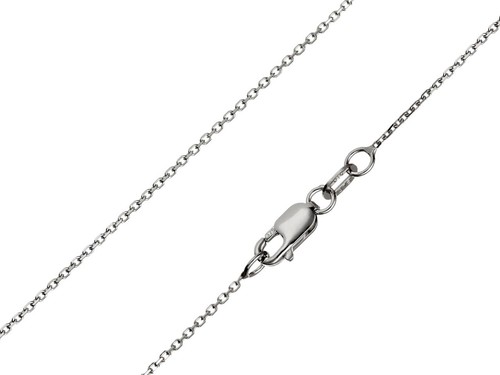 9ct white gold - white, necklace
