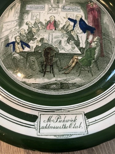 Vintage plate pickwick - pickwick, papers