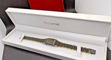 ACCURIST Ladies Black & Gold