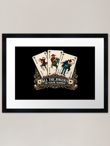 Joker playing cards vintage - joker,