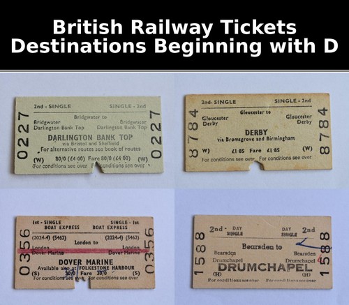 British railway ticket - british,