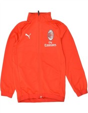 PUMA Boys Fly Emirates Tracksuit Top Jacket 11-12 Years Red Polyester SF10
