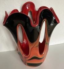 Large Art Glass Pierced