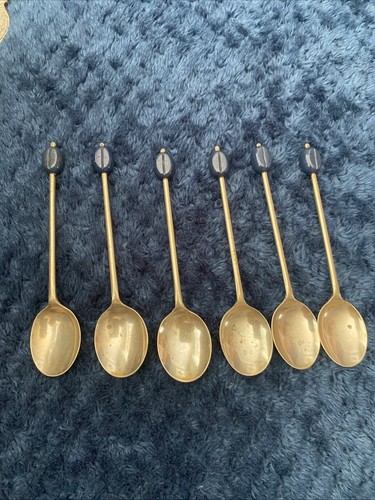 Art deco coffee bean spoons - ,