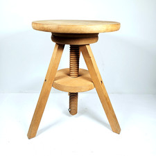 Adjustable Wooden Stool