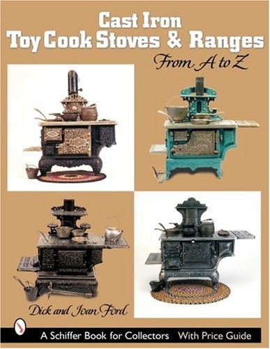 Cast iron toy cook stoves - iron,