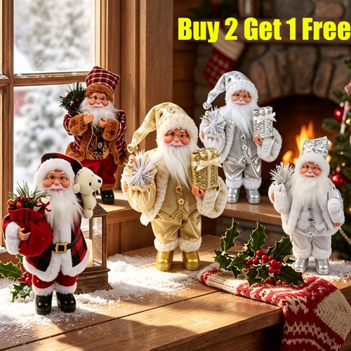 30cm standing santa - santa, claus