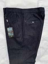 Mens Lopez Navy Pin Stripe