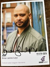 BBC River City Ash Brian James-Leys Hand Signed Cast Card Autograph