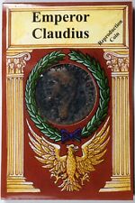 Emperor Claudius Roman AS high quality reproduction pewter British coin 41 AD