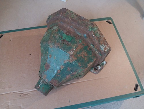 Antique vintage gutter cast - antique,