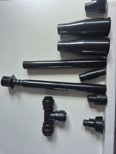 Elegant black fountain pump - black,