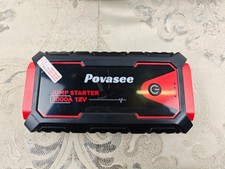Povasee 3000A Jump Starter Power Pack, Car Battery Booster Jump Starter for 12V 