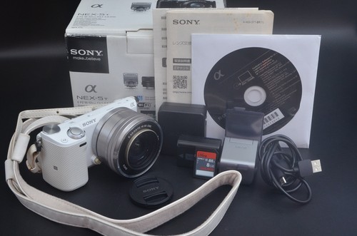 Sony alpha nex 1mp white - nex-5t,
