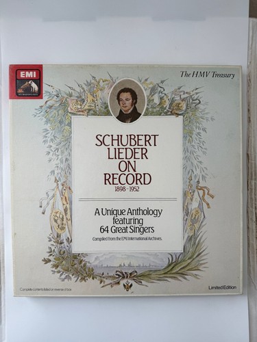 Schubert lieder record - schubert,