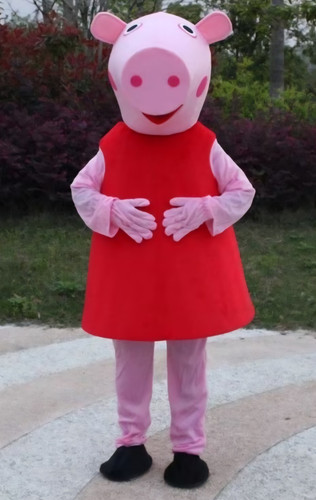 Peppa pig adult mascot - peppa,