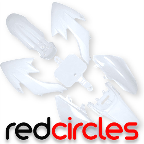 White crf50 pit bike plastic - white,