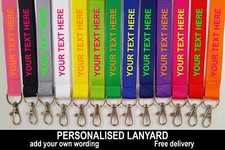 Fluorescent Printed Lanyard -
