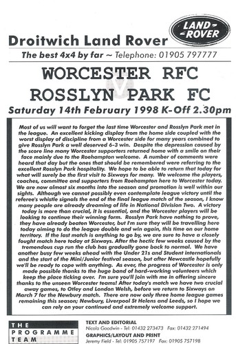 Worcester rosslyn park 14 - park,