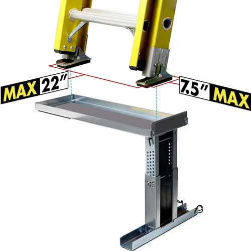Heavy duty ladder - leveler, for