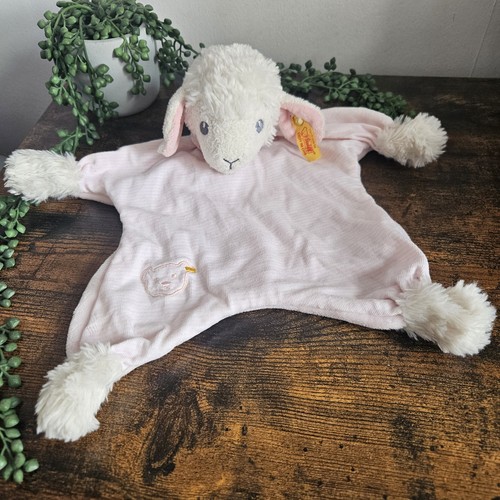 Steiff rare lamb pink cream - lamb,