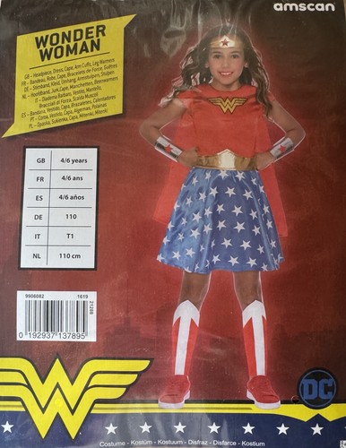 Wonder woman costume dress - costume,