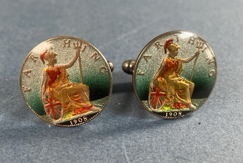 Real 1908 farthing - 1908,