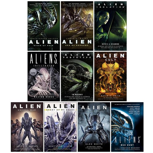 Alien series books - alien,