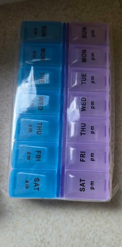 Pill box organiser - pill,