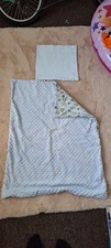 Thick minky baby blanket with