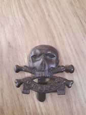 WW2 17th  21st Lancers Motto  (Deaths or Glory) Regiment BRONZE Officers,L.B.B.C