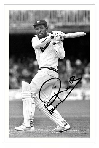 Viv richards signed autograph - viv,