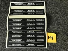 Decals / Price of Play sets / Barcrest / JPM / ACE / Bell Fruit  ** CHOICE **