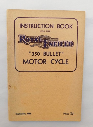 Royal enfield motorcycle book - enfield,