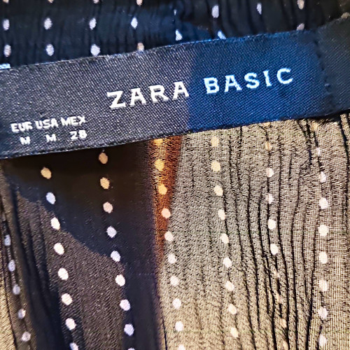 Zara basic polka dot fit - zara,