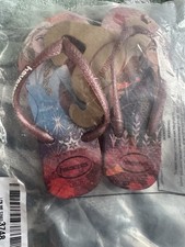 Frozen Brand New Girls Havaianas Flip Flops